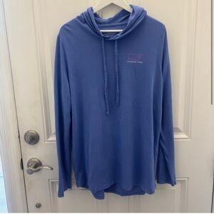 Vineyard Vines Periwinkle Cotton Hoodie L